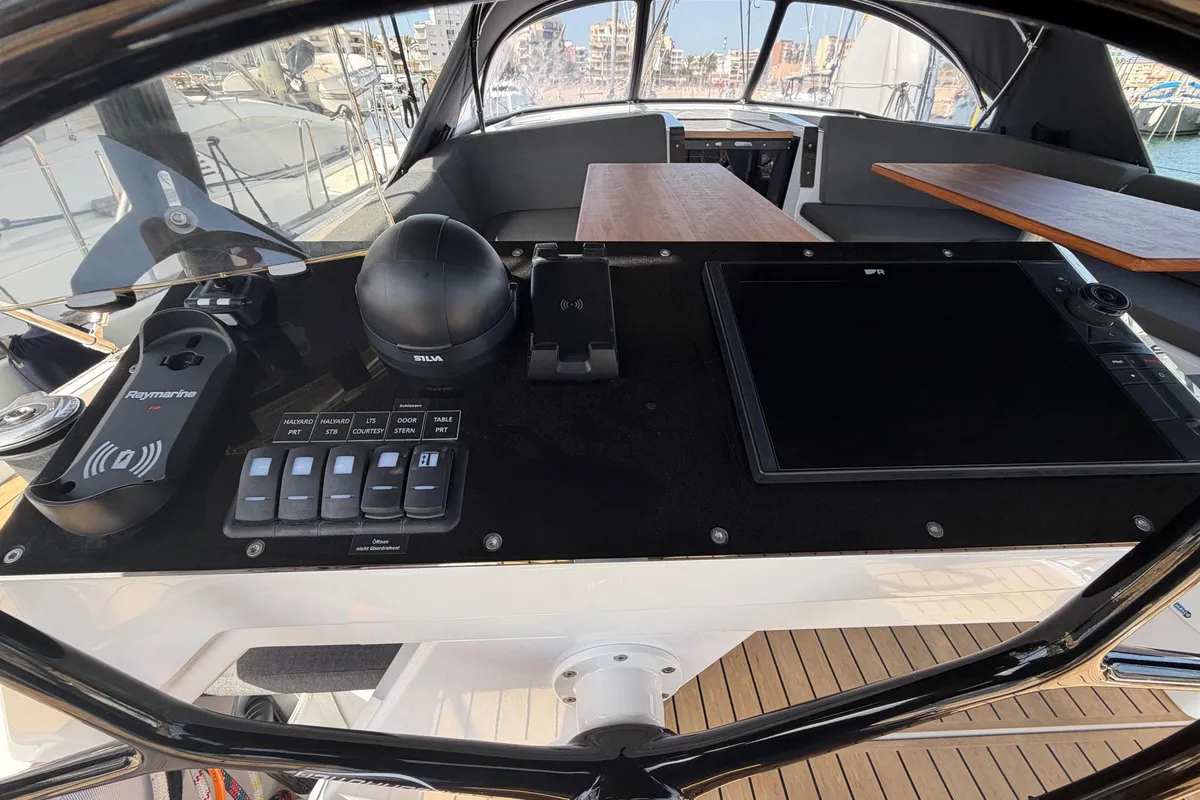 Antares, a Hanse 460 sailboat at Palma de Mallorca, Spain