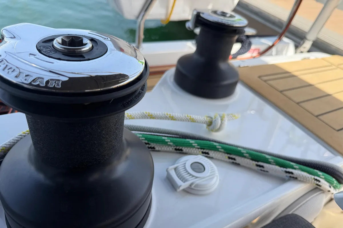 Antares, a Hanse 460 sailboat at Palma de Mallorca, Spain