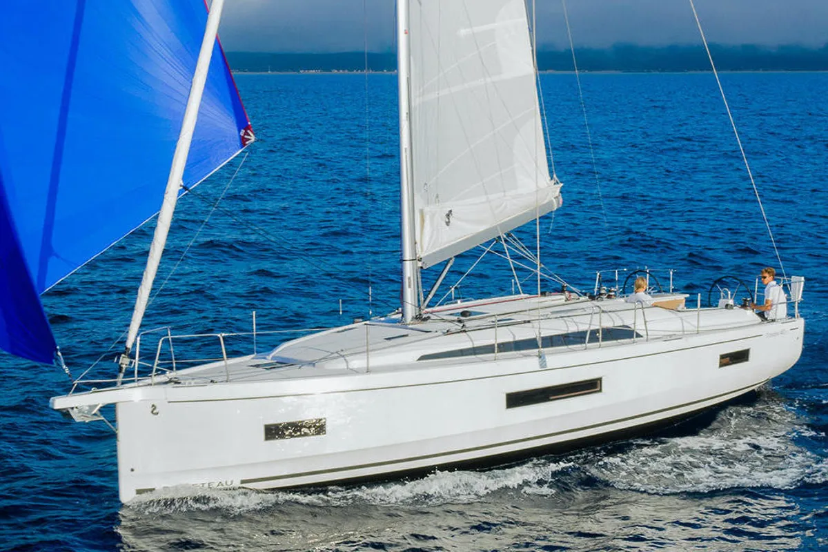 Exterior view of Vienna Nano, a Beneteau Oceanis 40.1 sailboat at Preveza, Greece
