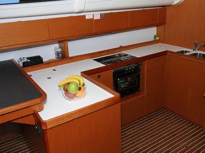 Galley of Vela Tonka, a Bavaria Cruiser 51 sailboat at Split, Croatia