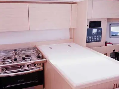Galley of Alesia, a Bavaria C38 sailboat at Palma de Mallorca, Spain