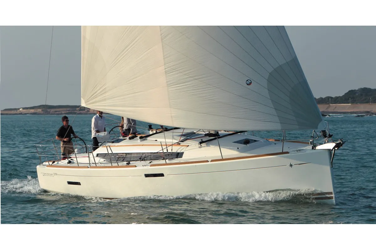 Oyster Shell, a Jeanneau Sun Odyssey 379 sailboat at Athens, Greece