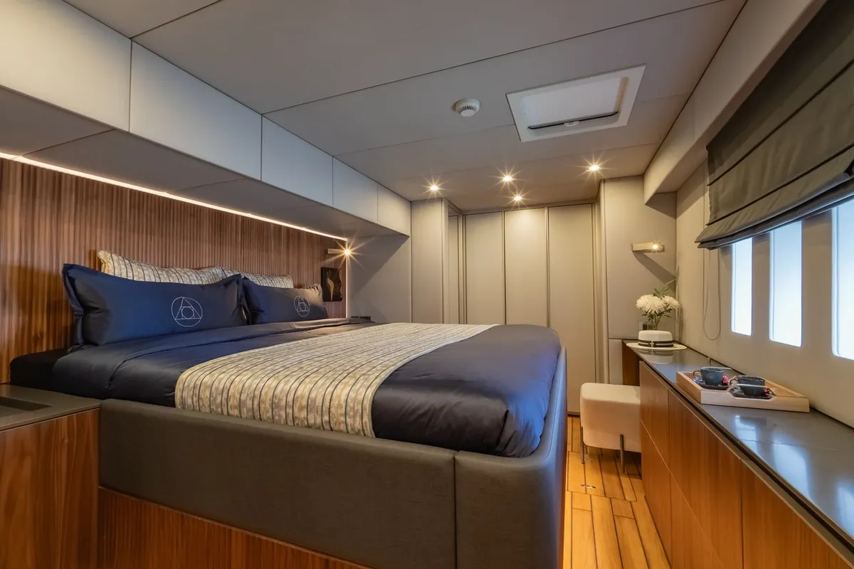 Cabin on E-Motion, a Sunreef 60 E catamaran at Ko Kaeo, Thailand