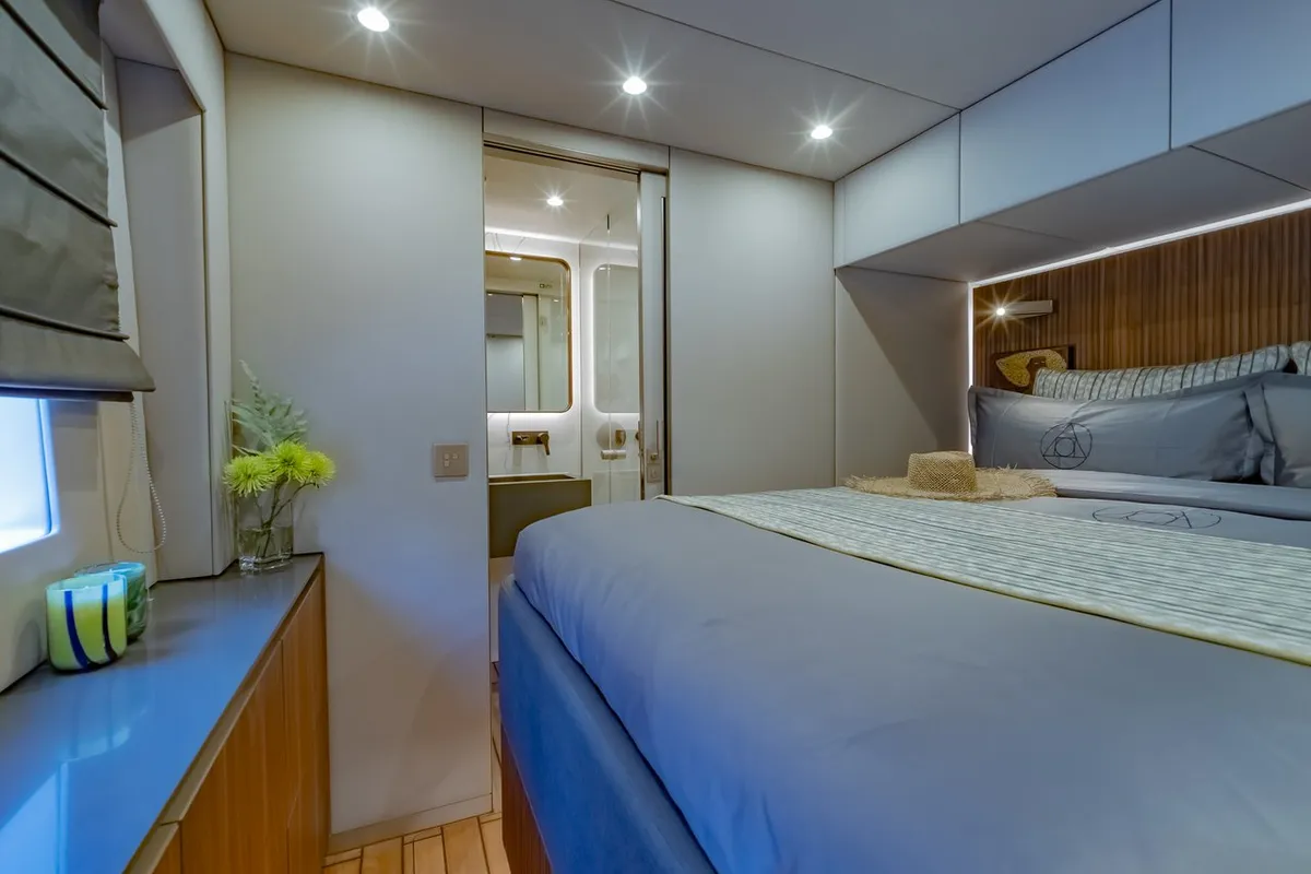 Cabin on E-Motion, a Sunreef 60 E catamaran at Ko Kaeo, Thailand