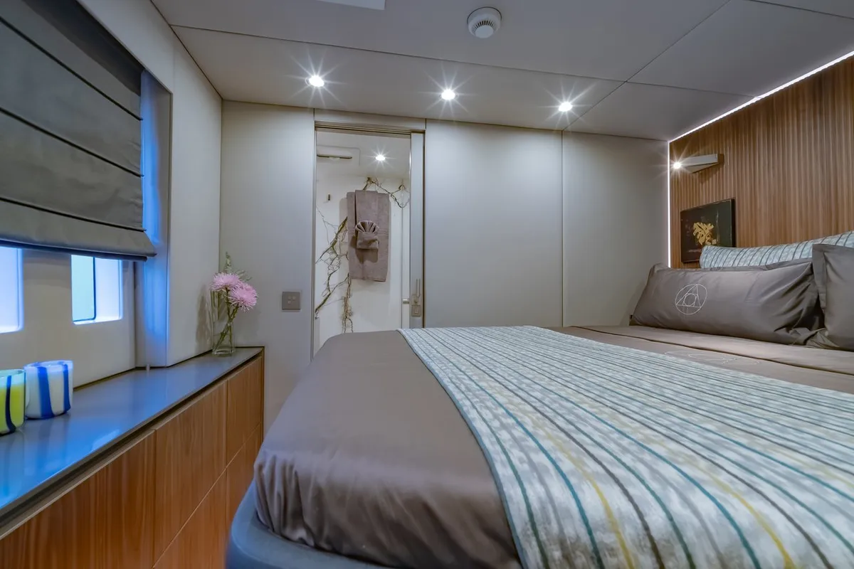 Cabin on E-Motion, a Sunreef 60 E catamaran at Ko Kaeo, Thailand