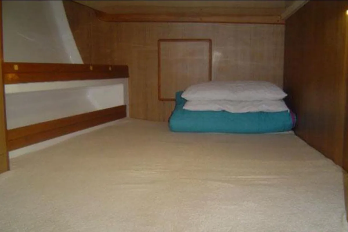 Cabin on FanClub VII, a Ocean Star 51.2 sailboat at Athens, Greece