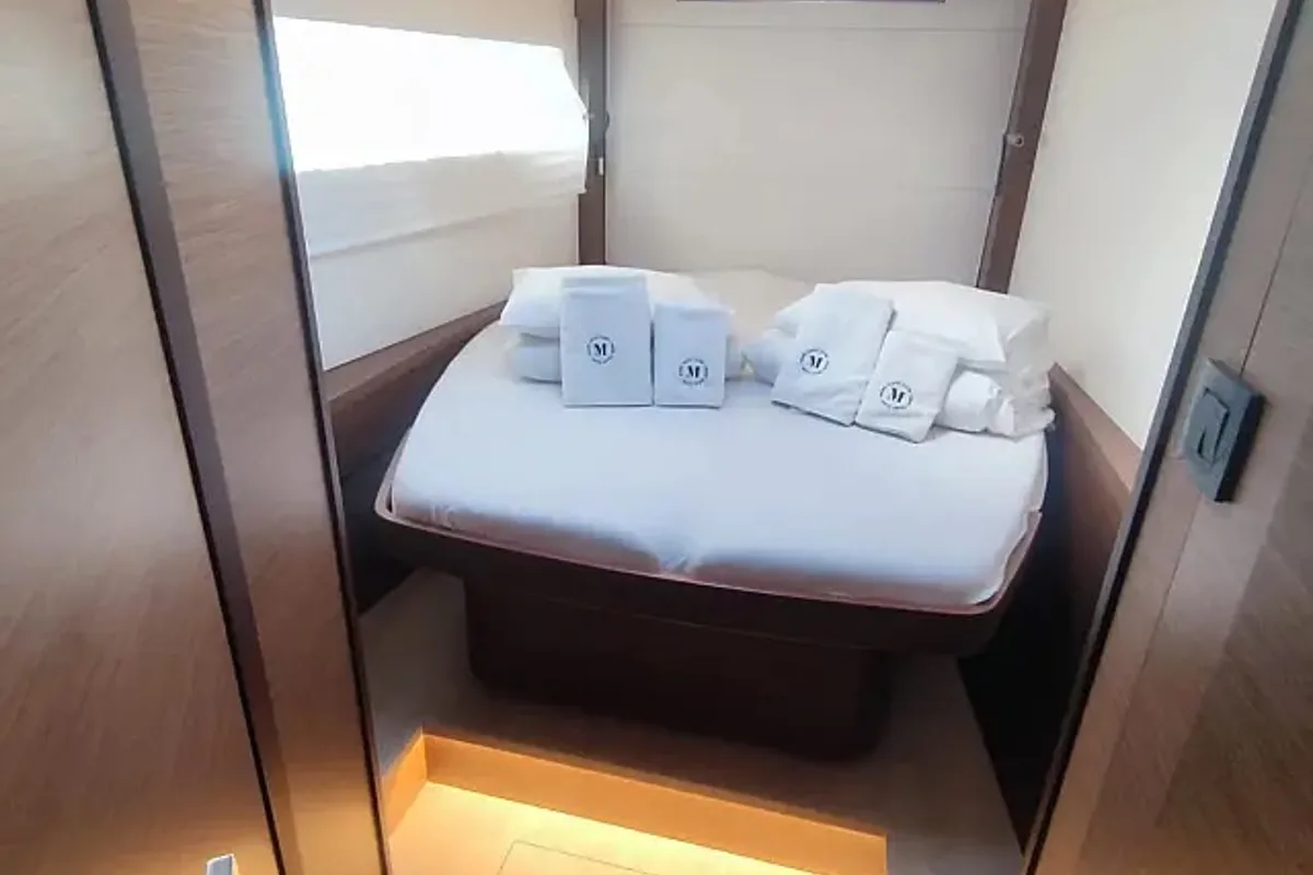 Cabin on Coolway, a Lagoon 46 catamaran at Grad Trogir, Croatia