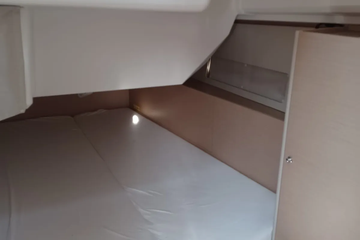 Cabin on Elisa, a Beneteau Oceanis 40.1 sailboat at Punat, Croatia
