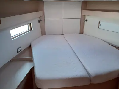 Cabin on Elisa, a Beneteau Oceanis 40.1 sailboat at Punat, Croatia