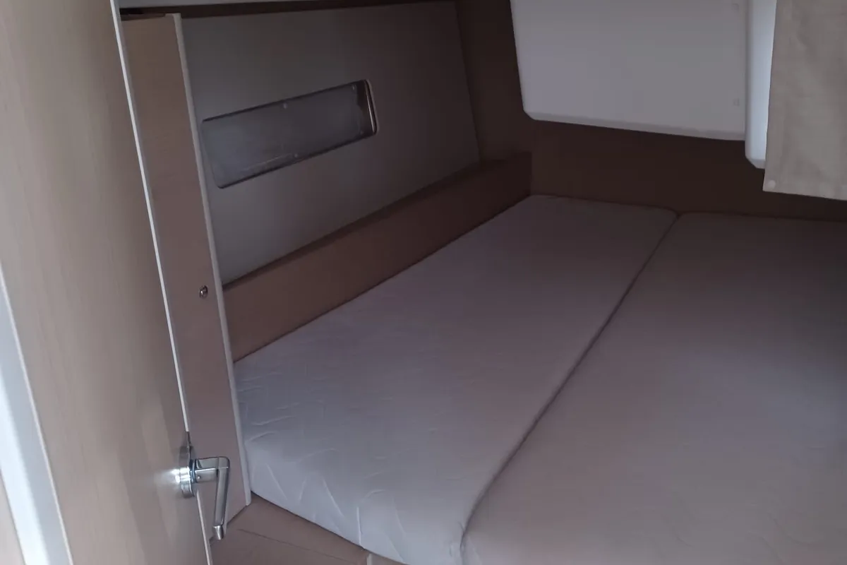 Cabin on Elisa, a Beneteau Oceanis 40.1 sailboat at Punat, Croatia