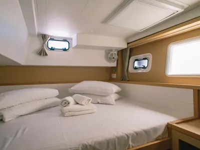Cabin on KALLISTI, a Lagoon 39 catamaran at Municipal Unit of Ellomenos, Greece