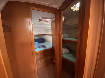Cabin on Bliss, a Beneteau Oceanis 43 sailboat at Fethiye, Turkey