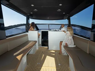XP 38, a Custom Made XP 38 motorboat at Hvar town, Croatia