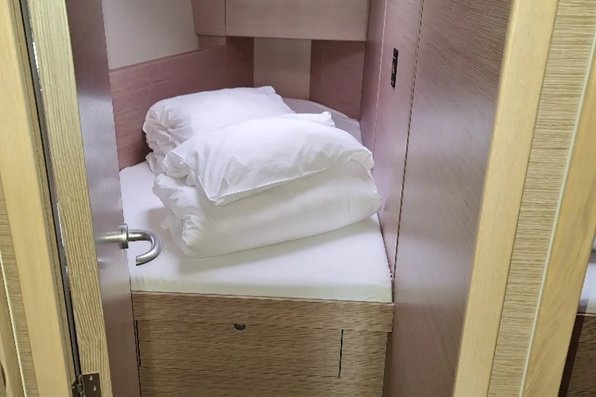 Cabin on Ariel, a Hanse 458 sailboat at Grad Biograd na Moru, Croatia