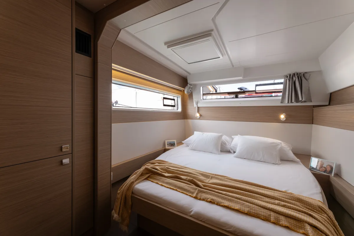 Cabin on LA ROSE, a Lagoon 43 catamaran at Split, Croatia