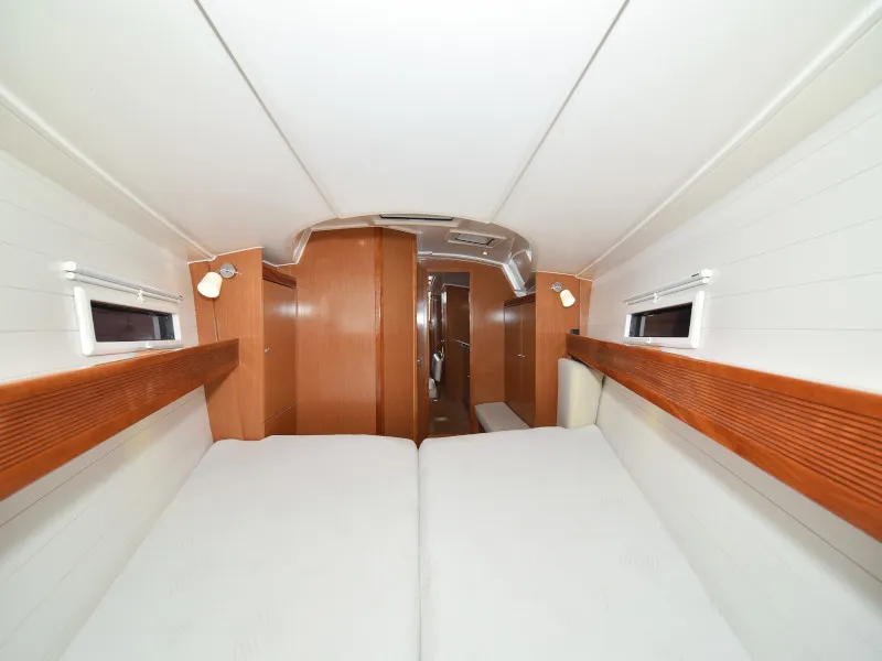 Cabin on Pia M, a Bavaria Cruiser 40 sailboat at Zadar, Croatia