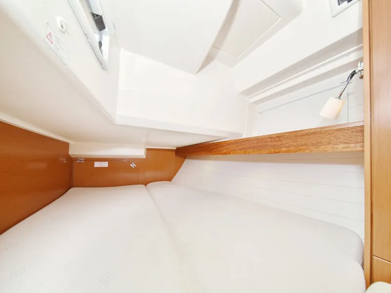 Cabin on Pia M, a Bavaria Cruiser 40 sailboat at Zadar, Croatia