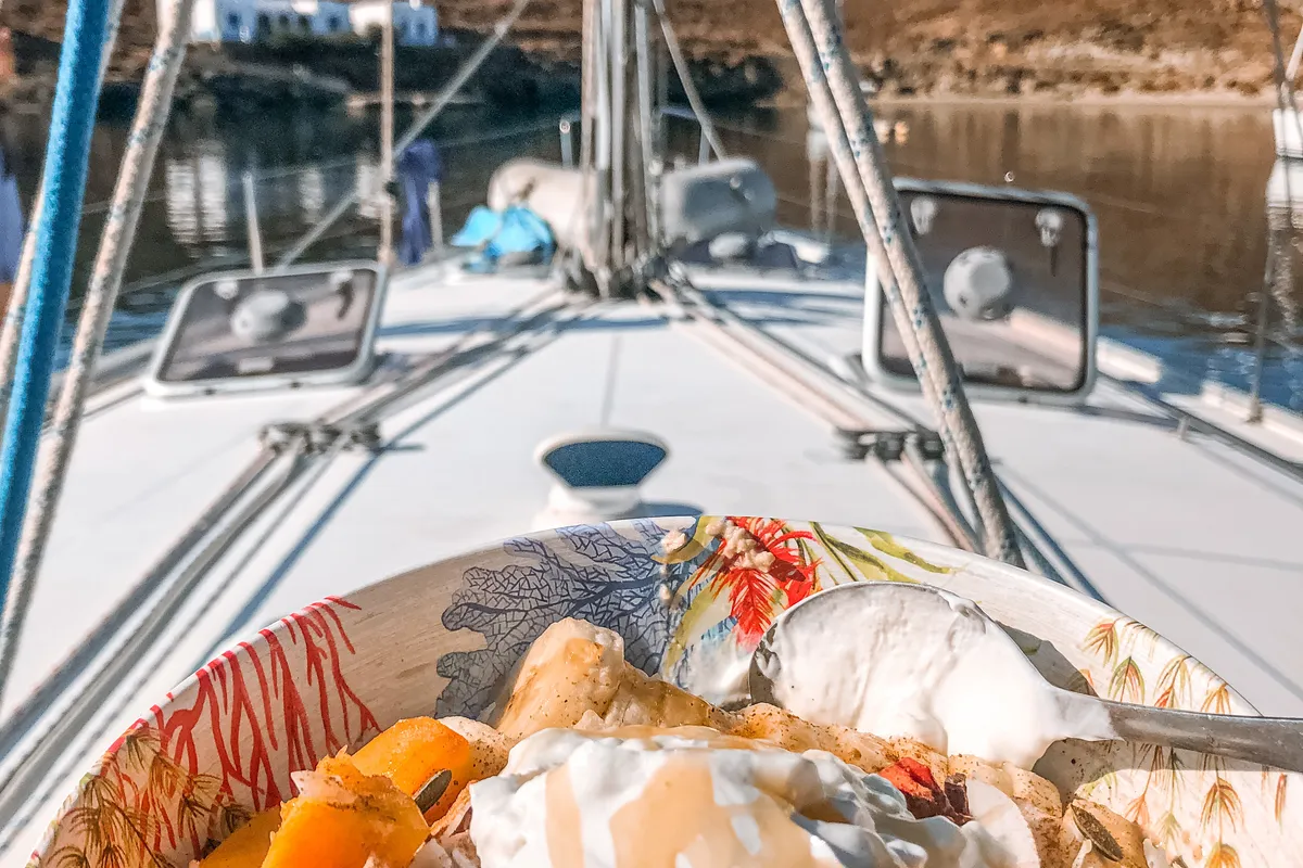 ZORBA, a Beneteau Cyclades 50.5 sailboat at Aegina, Greece