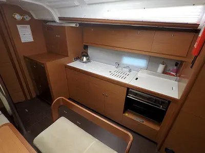 Galley of SWEETEST TAB00, a Dufour 430 sailboat at Grad Šibenik, Croatia