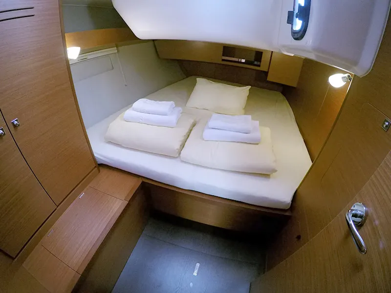 Cabin on SWEETEST TAB00, a Dufour 430 sailboat at Grad Šibenik, Croatia