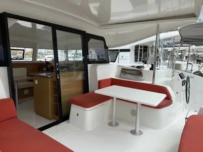 ROXY, a Excess 11 catamaran at Kontokali, Greece