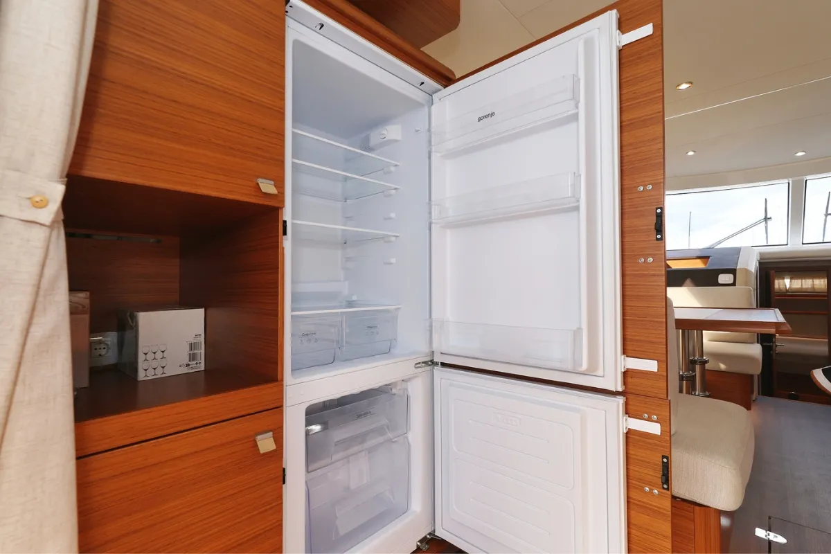 Galley of Nord, a Greenline 48 Fly motor yacht at Grad Biograd na Moru, Croatia