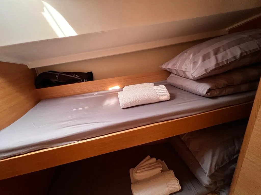 Cabin on DEMETRA, a AD Boats Salona 46 sailboat at Grad Kaštela, Croatia