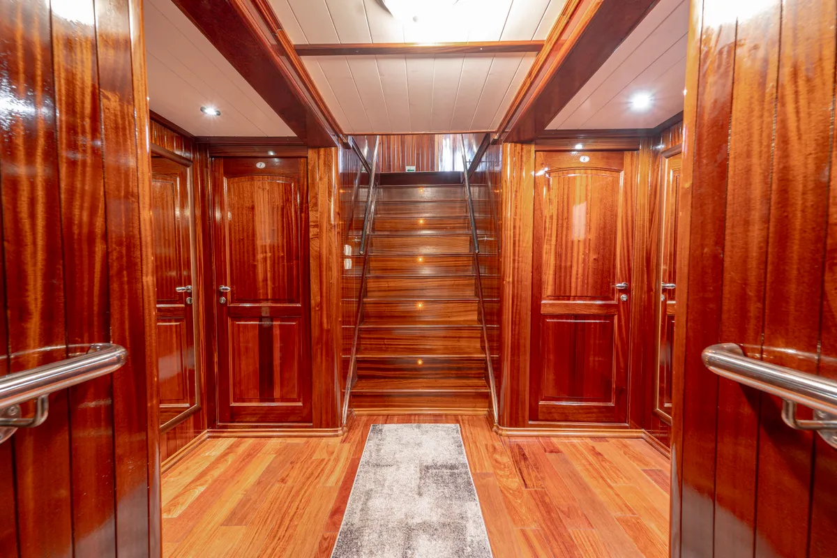 Cabin on Cesarica, a Gulet Motor sailer sailboat at Split, Croatia