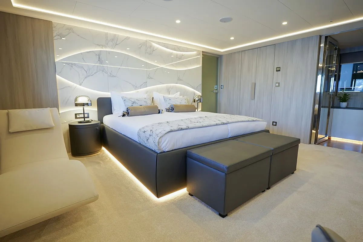 Cabin on Freedom, a Gulet Motoryacht motor yacht at Split, Croatia