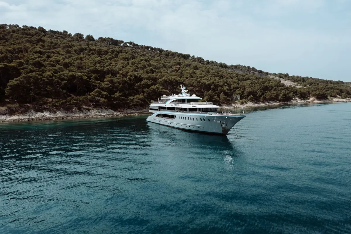 Exterior view of Freedom, a Gulet Motoryacht motor yacht at Split, Croatia