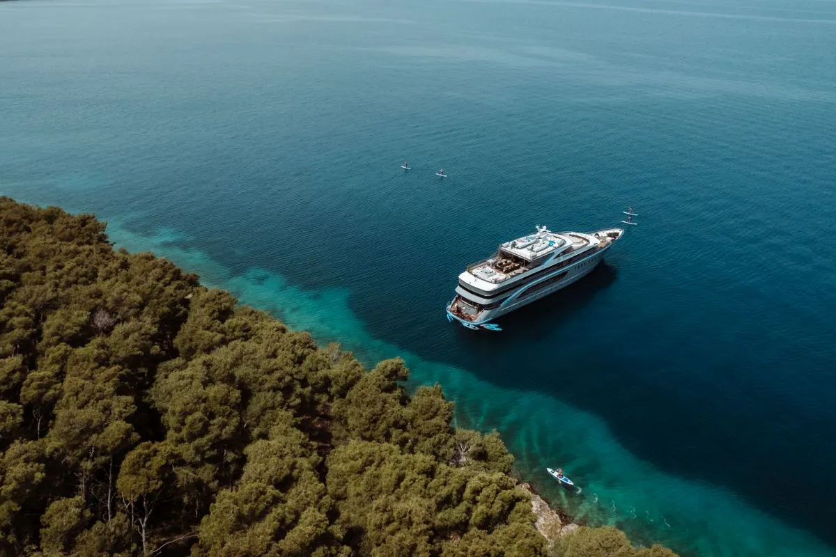 Exterior view of Freedom, a Gulet Motoryacht motor yacht at Split, Croatia