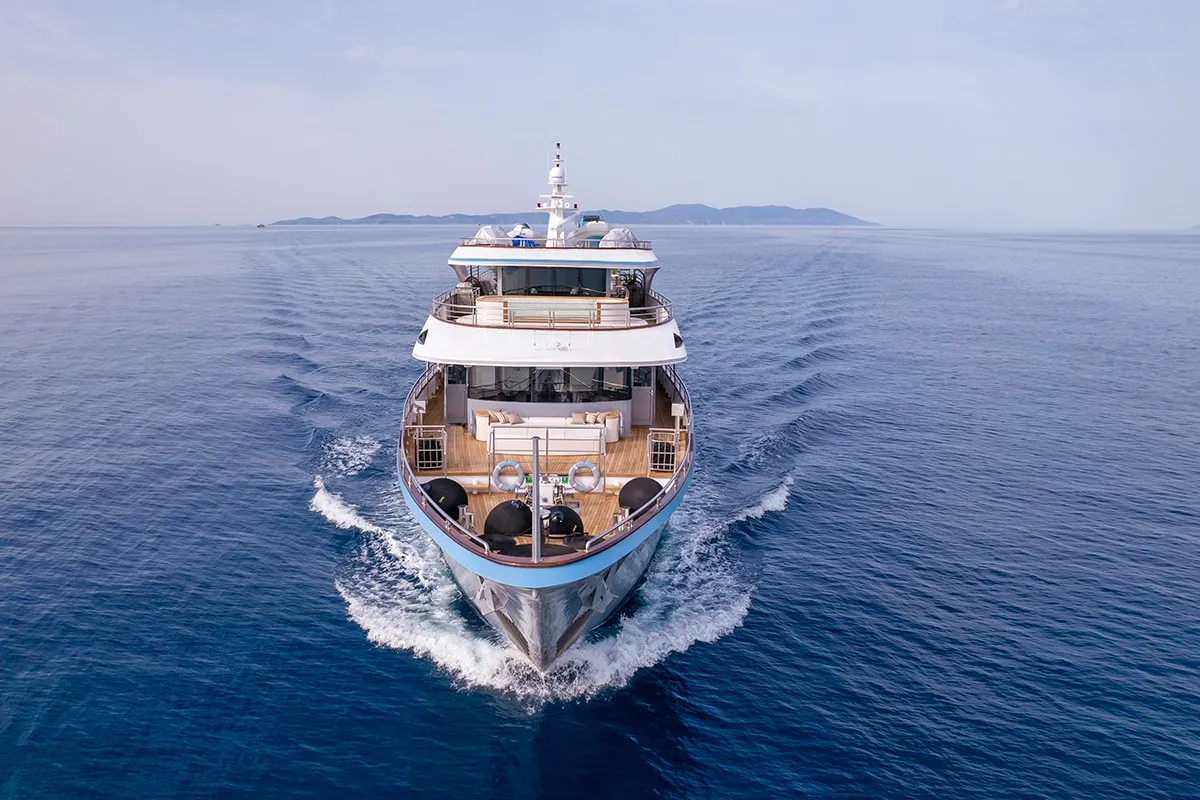 Exterior view of Freedom, a Gulet Motoryacht motor yacht at Split, Croatia