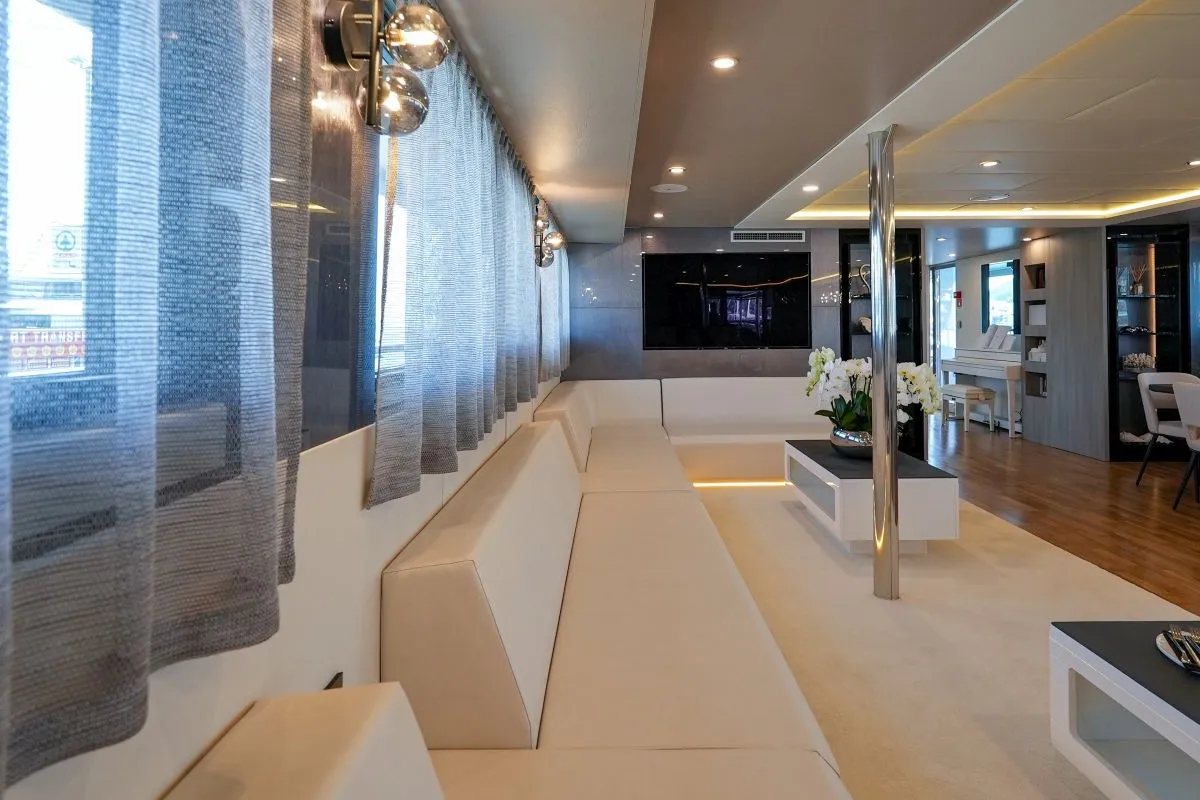 Salon of Freedom, a Gulet Motoryacht motor yacht at Split, Croatia