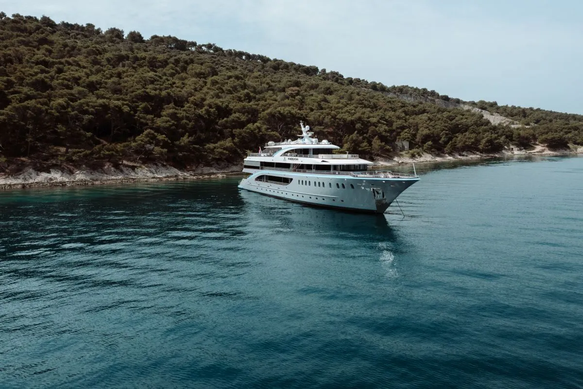 Exterior view of Freedom, a Gulet Motoryacht motor yacht at Split, Croatia