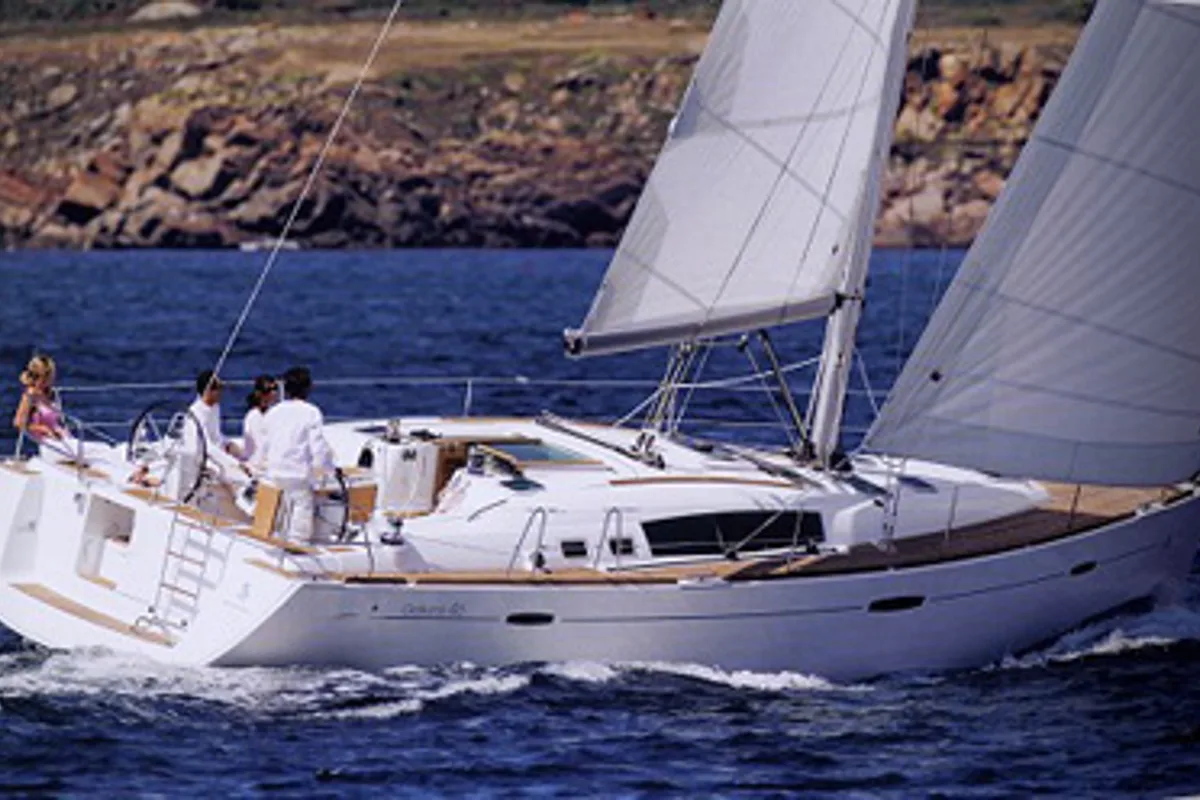 Exterior view of Rose Runner, a Beneteau Oceanis Clipper 461 sailboat at Općina Sukošan, Croatia
