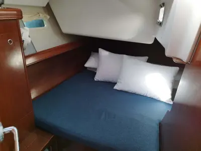 Cabin on Athina Sails, a Beneteau Oceanis 393 sailboat at Municipal Unit of Lefkada, Greece