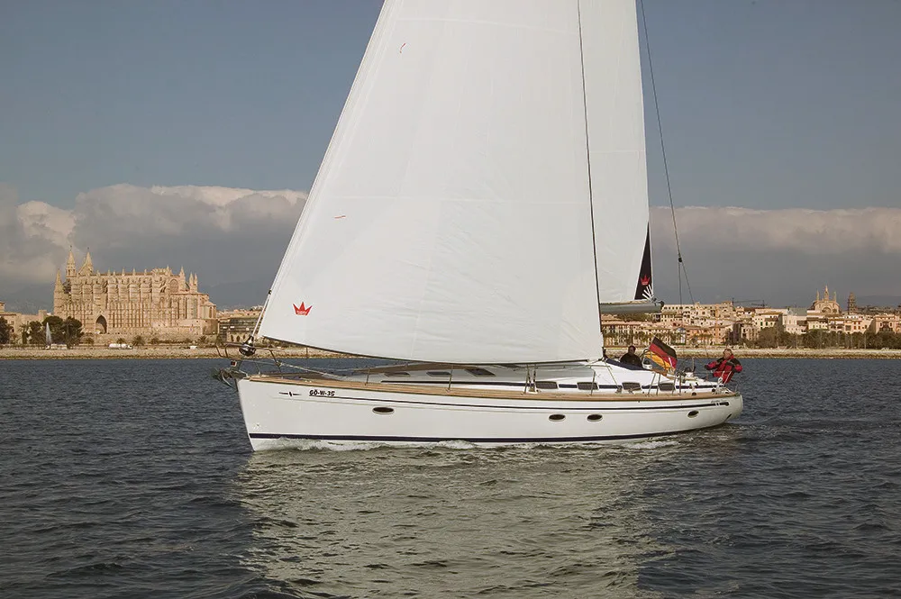 Prominea, a Bavaria 50 Cruiser sailboat at Punat, Croatia