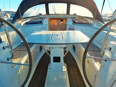 Prominea, a Bavaria 50 Cruiser sailboat at Punat, Croatia