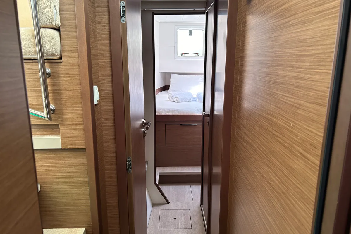 Mithra, a Lagoon 40 catamaran at Fethiye, Turkey