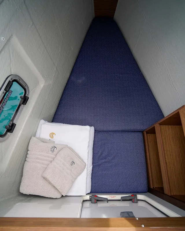 Cabin on Vesper, a Lagoon 42 catamaran at Seget Donji, Croatia