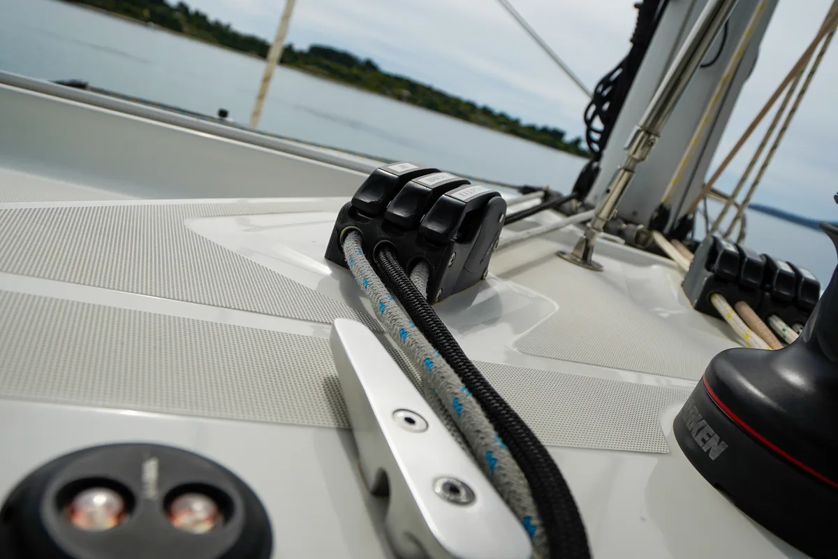 Vesper, a Lagoon 42 catamaran at Seget Donji, Croatia