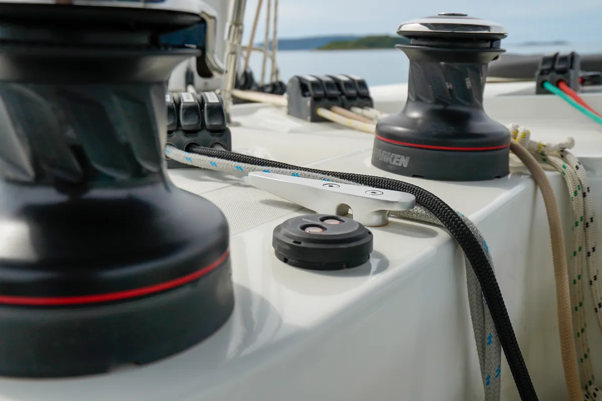 Vesper, a Lagoon 42 catamaran at Seget Donji, Croatia