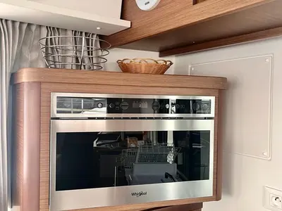 Galley of Vesper, a Lagoon 42 catamaran at Seget Donji, Croatia