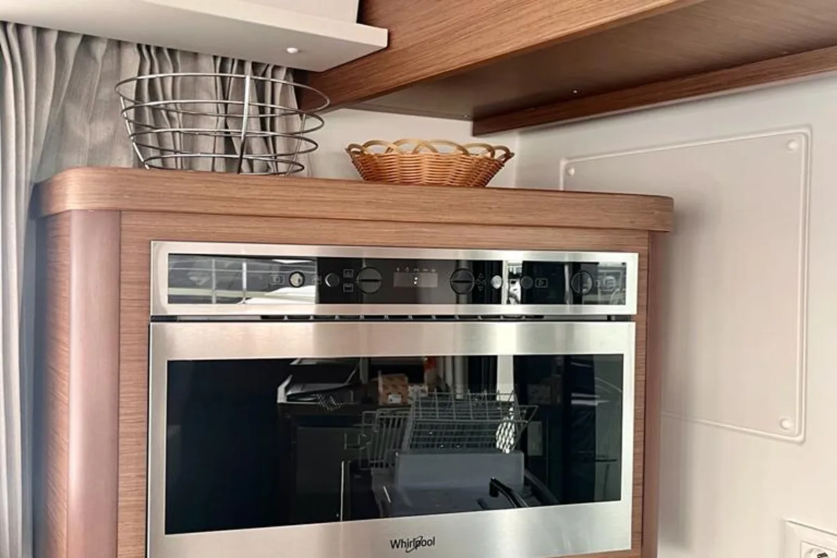 Galley of Vesper, a Lagoon 42 catamaran at Seget Donji, Croatia