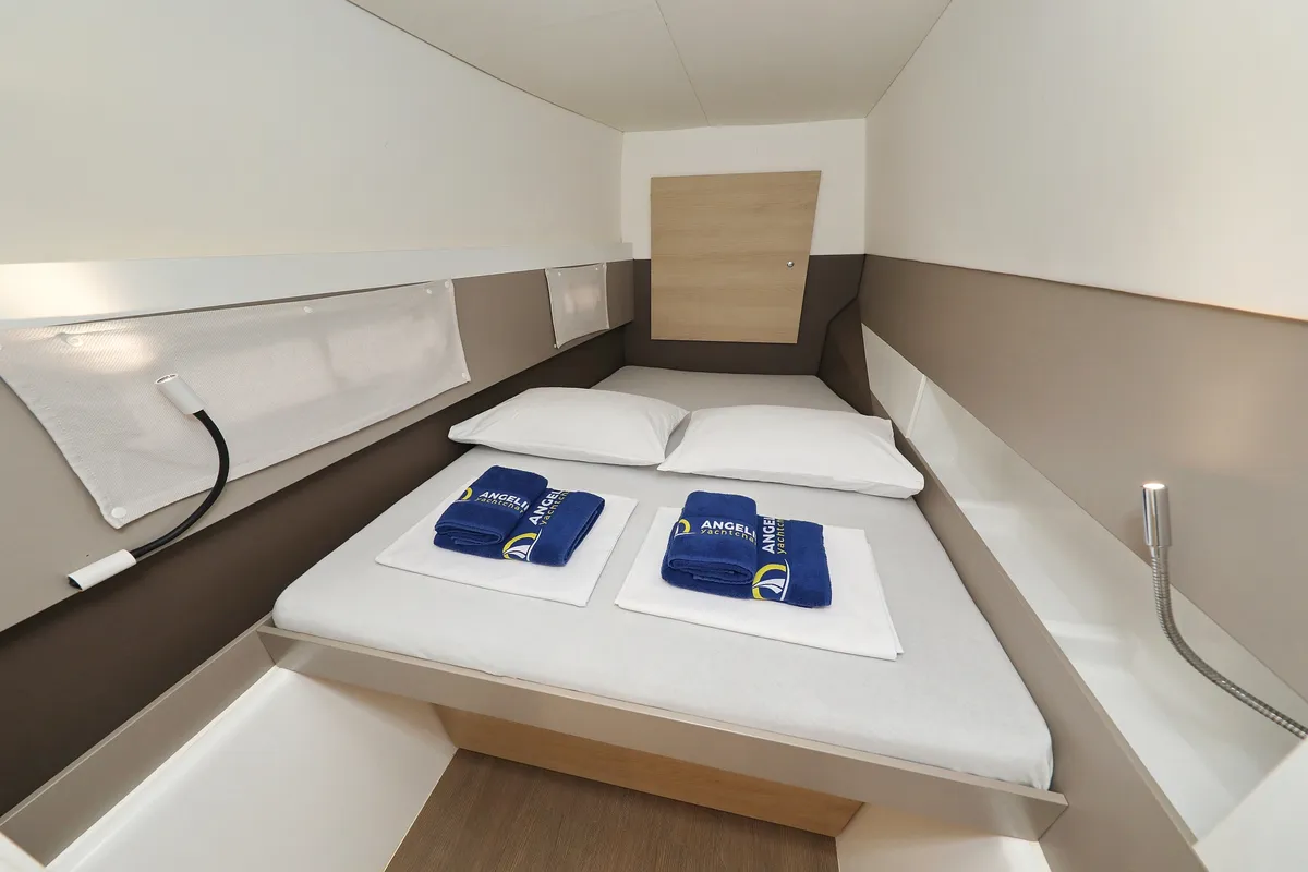 Cabin on Escape I, a Bali 4.1 catamaran at Grad Trogir, Croatia