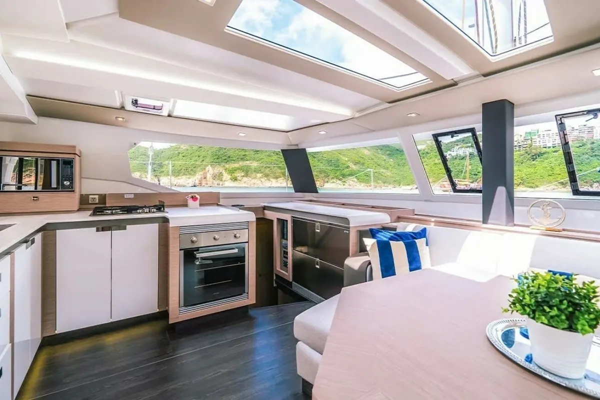 Premium +, a Fountaine Pajot Tanna 47 catamaran at Alameda, United States