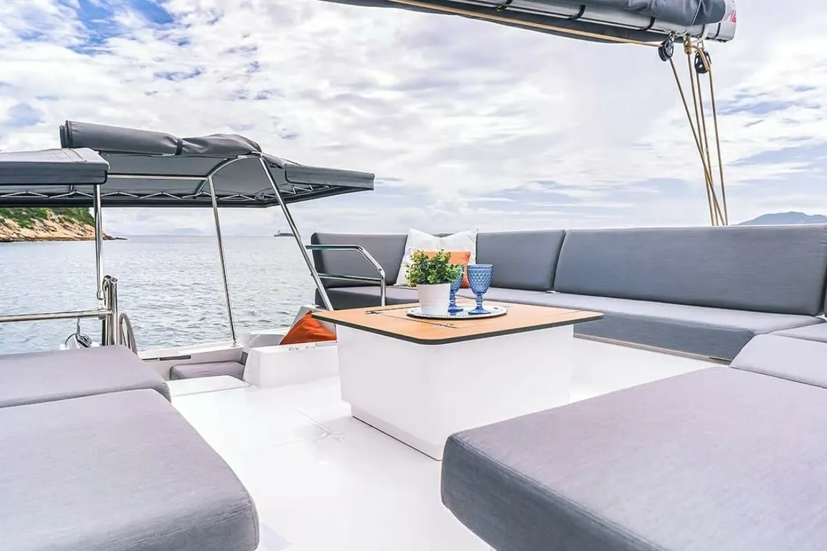 Premium +, a Fountaine Pajot Tanna 47 catamaran at Alameda, United States
