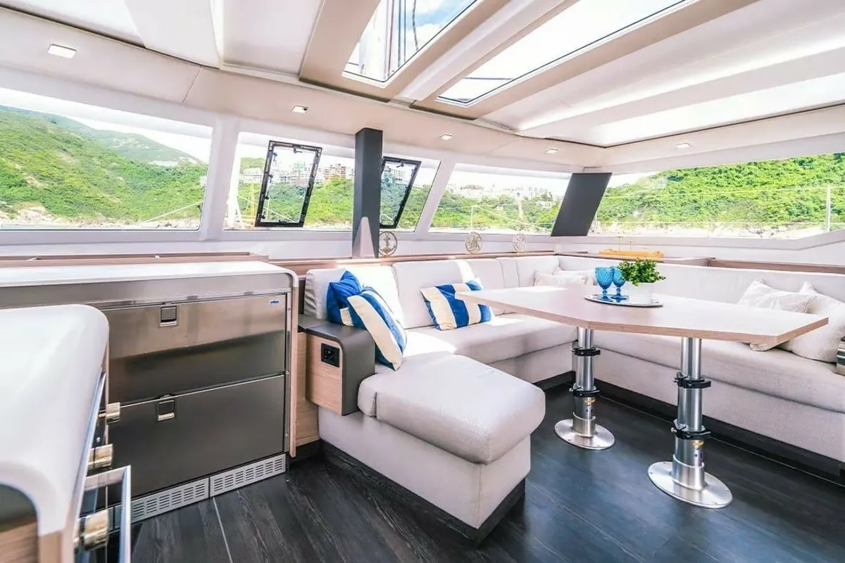 Premium +, a Fountaine Pajot Tanna 47 catamaran at Alameda, United States