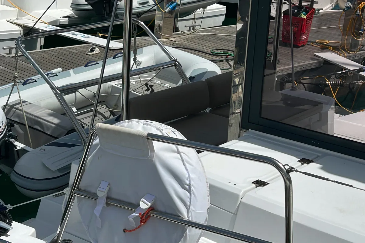 Wow, a Bali Catspace catamaran at Capo d'Orlando, Italy