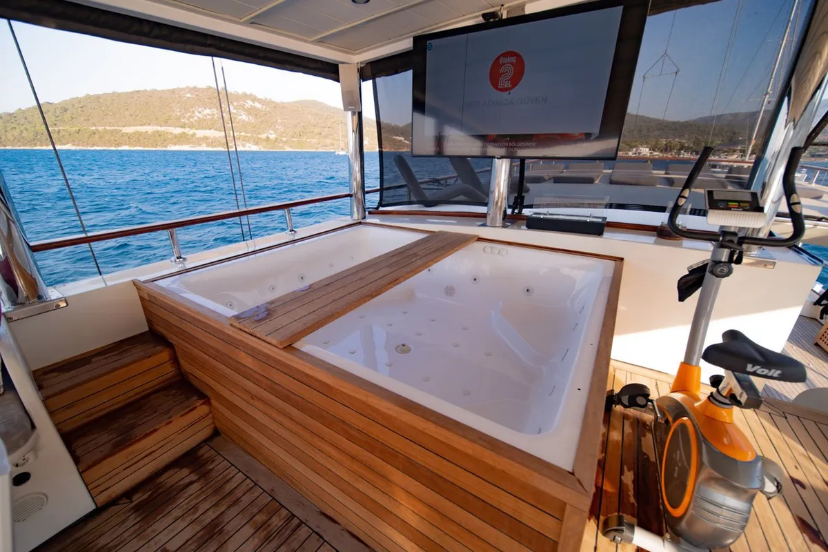 Caustic, a Custom Made Caustic sailboat at Bodrum, Turkey